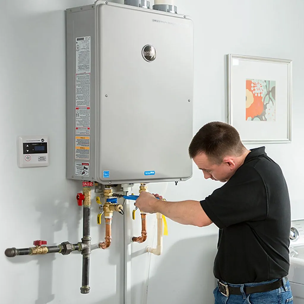 tankless water heater repair in Roanoke, TX